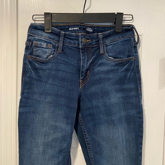 Old Navy Size 2 High Rise Rockstar Skinny Stretch Medium Wash Denim Jeans - Picture 2 of 11